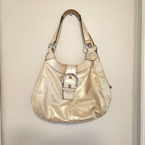 Coach Metallic Gold Shoulder bag